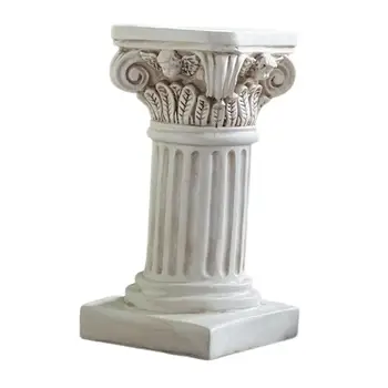 Podstavek Stojala Kip grškega Stolpec Rimskega Stebra za Poroko Scena Dekor 0