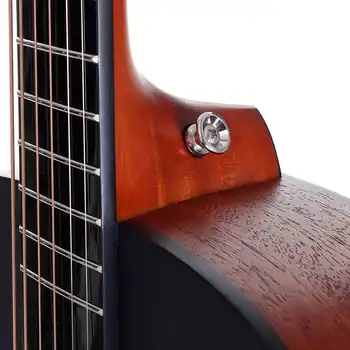 PopuleleT1 36 Palčni LED Smart Kitara Guitare App BT5.0 Smreka Mahagoni, Akustične Kitare, Guitarra Glasbila Z Vrečko 3