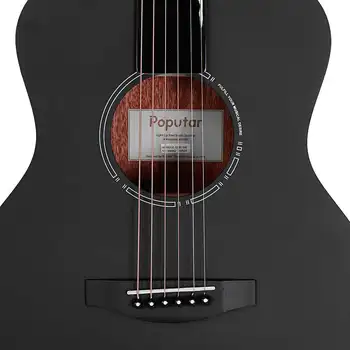 PopuleleT1 36 Palčni LED Smart Kitara Guitare App BT5.0 Smreka Mahagoni, Akustične Kitare, Guitarra Glasbila Z Vrečko 4