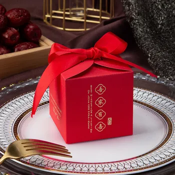 Poroka Papirja, škatle embalaža Okraski Stranka Odraslih, Poročna darila, darila za družice gostje Candy bar Čokolada Papirja, škatle