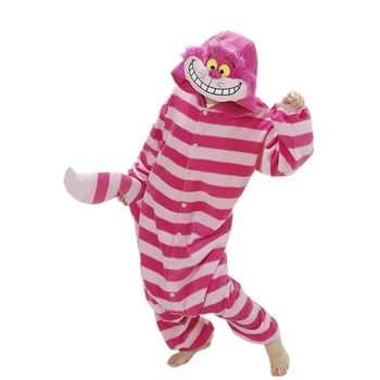 Pozimi Novo Sleepsuit Odraslih Risanke Mačka Unisex Pižamo, ki je na Zalogi