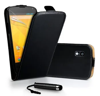 Pravega Usnja Flip Case Za LG Google Nexus 4 E960 Torbica Pokrov