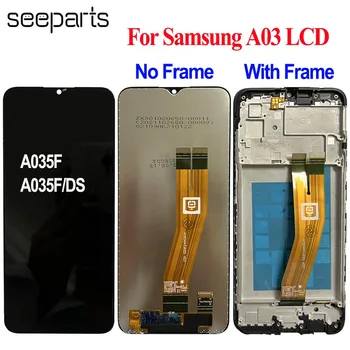 Preizkušen, ki Delajo Za Samsung Galaxy A03 Zaslon LCD Z, Zaslon na Dotik, Računalnike Zbora Za Samsung A035F A035F/DS Zaslon