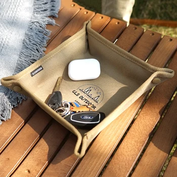 Prenosna Zložljiva Kamp Škatla za Shranjevanje Nakita manjše izdelke Nepremočljiva Organizator za Kampiranje na Prostem Pohodništvo Orodja