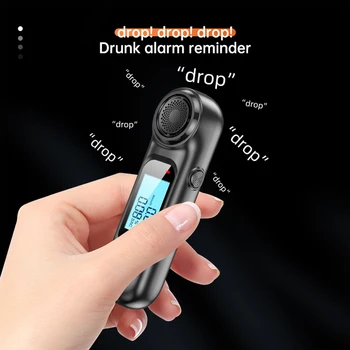 Prenosni brezkontaktno Breathalyzer z Digitalnim prikazom USB Polnilne brezkontaktno Breathalyzer Alkohola Orodje za Preizkus 4
