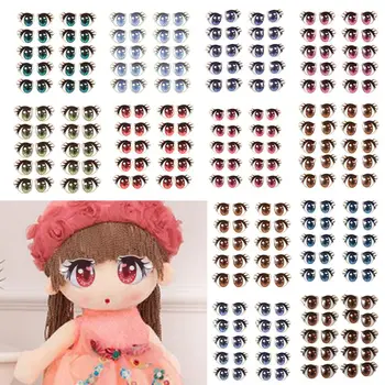 Pribor Anime Figur Lutka Izobraževalne Igrače, Risanke Oči Nalepke Obraz Organ Paster Ljubezen Lepe Nalepke Gline Decals