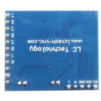 PT2314 kakovost zvoka za prilagoditev modul zvočni učinek, procesni modul DC6V-10V krovu PT2314 kakovost zvoka procesor čip 1