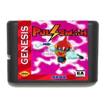 Pulseman 16 bit MD Igra Kartice Za Sega 16-bitno Igra, Igralec
