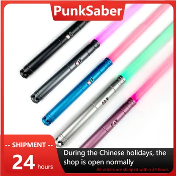 PunkSaber Lightsaber 56 cm LED Blade 4/12 RGB Light-Up Dueling Jedi Laser Meč 4/12 Zvok Svetlobna Fant Igrače Espada Sable De Luz