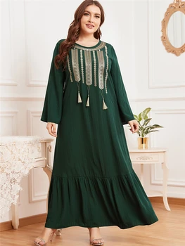 Ramadana Obleke Za Ženske Abaya Dubaj Turčija Islam Pakistan Muslimanskih Dolgo Obleko Vestido Longo Tam Kaftan Haljo Musulmane Longue Femme