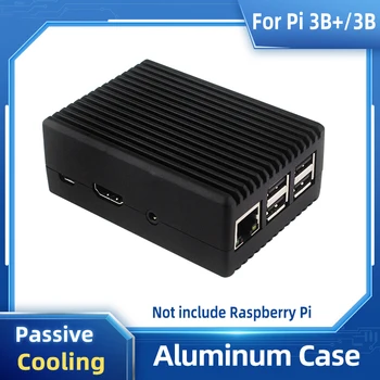 Raspberry Pi 3 Alumimum Primeru Pasivno Hlajenje Oklep Kovinsko Lupino s Termalno Ploščico hladilnega telesa za Raspberry Pi 3 Model B+ 3B