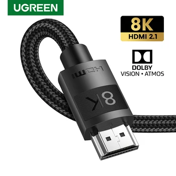 Razhroščevalne simbole HDMI 2.1 Kabel 48Gbps Ultra High Speed 8K HDMI 4K/120Hz Dinamično HDR Dolby Atmos za PS5 Xbox Serije X Kabel HDMI