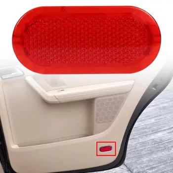 Rdeča Vrata Avtomobila Trim Plošča Reflektor 6Q0947419 za Beetle Caddy Polo Touran 02-16 Plastičnih 70x30 mm, Primerna za VW Caddy 2004-2015