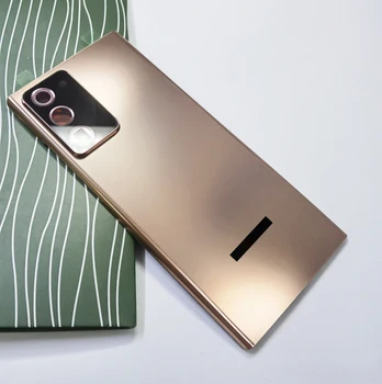 Resnično originalnih Delov Zadnji Pokrovček Za Samsung Galaxy Note 20 Ultra Nazaj Stekla Zadaj Pokrov Baterije Vrata s Kamero Stekla&Lepilo