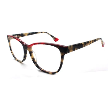 Reven Jate 8043 Acetat Očal Okvir Optična Očala na Recept Očala za Moške in Ženske Očala