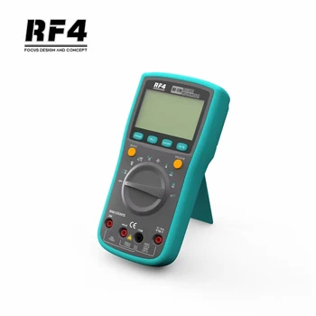 RF4 RF-17N 6000 Šteje Res-RMS Multimetro Digitalni Multimeter Auto Obseg Tranzistor Tester Esr Objemka Meter Multimeter