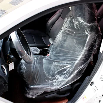 ROAOPP 100 kozarcev Splošno Avto za Enkratno uporabo Plastičnih Mehko Sedeža Kritje Neprepustna Za BMW, Honda