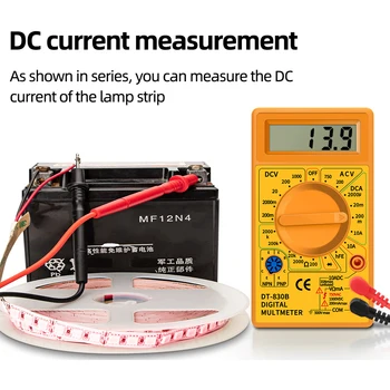 Ročni DT830B Multimeter Digitalni 1999 Šteje AC/DC Voltmeter Ampermeter Ohm Tester Visoko Varnost Meter Multimeter Sonde Kabel