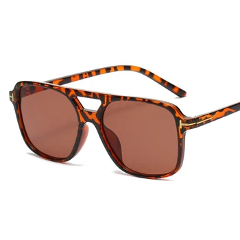 Rumena Leča Pilotni sončna Očala Ženske Modni Priljubljenost Jelly Barvne sončna Očala Ženske Unisex Dvojno Most Očala Očala UV400 3