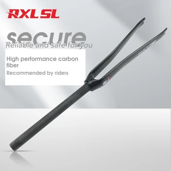 RXL SL Kolo Carbon Vilice 700 C Black, Ultralahkimi, Vilice Cestno Kolo za 28,6 mm, Primerna Za V Zavora T800 Ogljikovih Vlaken, Cestna Kolesa Vilic