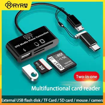 RYRA Multi-Card Reader Adapter TF/SD Mobilni Telefon, Kamera, Android Tip-c OTG Podatkovni Kabel Za Macbook Huawei Samsung