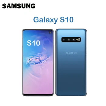Samsung Galaxy S10 Različica ZDA G973U 6.1 Palčni 8GB RAM 128GB ROM Odklenjena mobilni telefon 16MP Fotoaparat Snapdragon 855 Android Pametni telefon