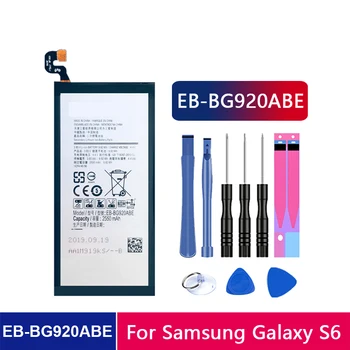 Samsung Telefon Baterija EB-BG920ABE Za Samsung GALAXY S6 SM-G920 G920F G920i G920A G920V G9200 G9208 G9209 Zamenjava Baterije