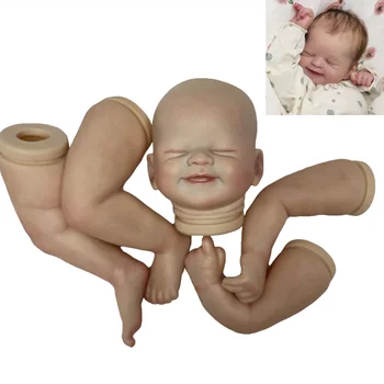Saskia Naslikal Bebe Ročno Rodi Punčko Kompleti Bebes Prerojeni De Silikonski Resnično Veren Lutka Kit