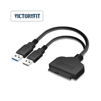 SATA Kabel za Prenosnik SSD 2.5 Inch Namizje HDD Zunanji Trdi Disk USB 3.0 Adapter z Oskrbo Z električno energijo Vrata za Mac OS,na Windwos 4