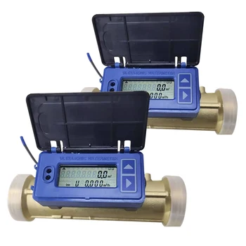 Sendvič ultrazvočno tekoči meter, majhen premer, DN15-40 mm, Rs485 senzor, MBUS, bakrene cevi, smart meter vode števec, tovarna