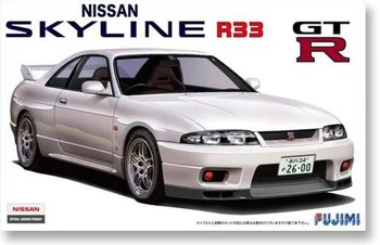 Sestavljanje Modela 1/24 Nissan Skyline (R33) GT-R Zaslon Igrače, Plastične montažna Gradnja Model Komplet 0