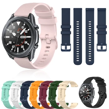 Silikonski Trak Za Samsung Galaxy watch 3 41 45 mm Visoko Kakovostnih Športnih Trak Za Samsung Galaxy watch 3 Pribor Zamenjajte band