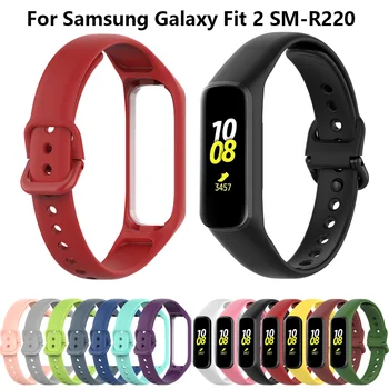 Silikonski Watch Pasu Trak Za Samsung Prestavi Fit 2 Šport fitnes Zamenjava Manšeta Za Samsung Prestavi Fit2 SM-R220 Zapestnica