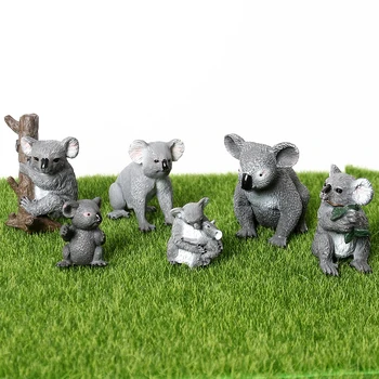 Simulacija Srčkan Koala Kenguruje Slika Zbirateljske Igrače Divje Živali Model Številke za Zbirko Izobraževalnih Zbirateljske Igrače 1