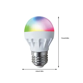 Smart Žarnice E26 E27 LED Žarnica AC100-240V RGBCW Pisane Spreminjanje Delo Z Alexa Google Časovni Način dekoracijo Doma 5