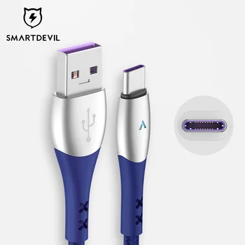 SmartDevil 5A Hitro Polnjenje USB Tip C C Kabel za Huawei Pro Lite USB Kabel za Polnjenje, za Huawe Za Samsung Kabel 0