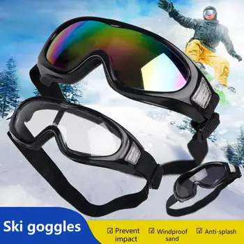 Snowboard Očala Oči Zaščitna Snežna Slepota Dokaz Windproof Anti-fog Snegu, Smučarska Očala za na Prostem