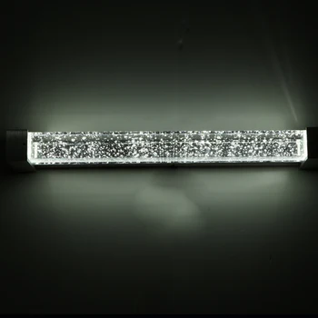 sodobni led Nepremočljiva Mehurček crystal Stenska Led Ogledalo Svetlobe, kopalnica wall lučka