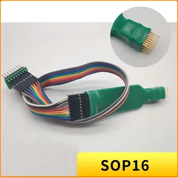 SOP8 / VSOP8 / SOP16 WSON Opekline Test Čip Testne Sonde Skakal Pin Razmika 1.27 mm s Kablom 30 cm