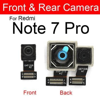 Spredaj Zadaj Glavne Kamere Flex Kabel Za Xiaomi Redmi 6 7 6 Pro Nazaj Big Samll Obrnjeno Kamero Za Redmi Opomba 6 7 Pro Rezervnih Delov  5