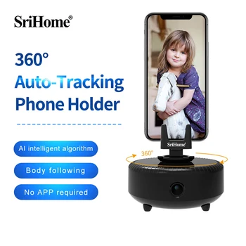 Srihome SH007 360-Stopinjski obrazov Gimbal Stabilizator AI Robota Auto Snemalec Držalo za Telefon Samodejno Motion Smart Sledite Nosilec
