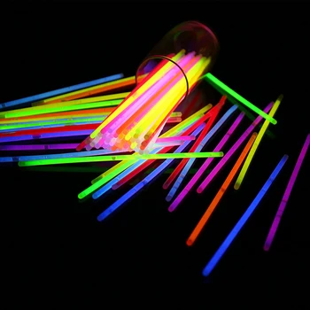 Stranka Fluorescence Svetlobe Koncertne Zapestnice, Ogrlice Neon Poroko Svetla Barvita Sijaj Palice