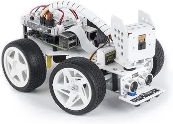 SunFounder Raspberry Pi Smart Video Robot Komplet, Podpira EzBlock/Python Kodo za Nadzor in Spletni Nadzor