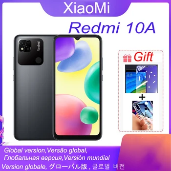Svetovni ROM Xiaomi Redmi 10A 10 4 GB, 64 GB / 6GB 128GB Pametni 5000mAh 6.53 MTK Helio G25 Jedro Octa 13MP Fotoaparat