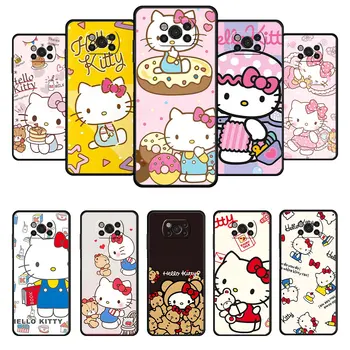 Telefon Primeru Za Xiaomi Poco X3 NFC M4 X4 F3 GT Pro Pocophone F1 Za MI C40 12 Opomba 10 Ženskih Gijinka Hello Kitty