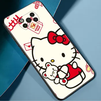 Telefon Primeru Za Xiaomi Poco X3 NFC M4 X4 F3 GT Pro Pocophone F1 Za MI C40 12 Opomba 10 Ženskih Gijinka Hello Kitty 3