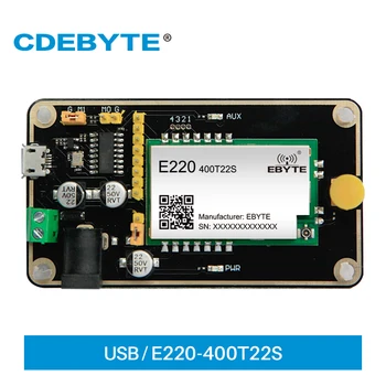 Test Odbor Komplet za E220-400T22S Brezžični Serijski Vmesnik Modula USB Odbor RF Modul CDEBYTE E220-400TBL-01