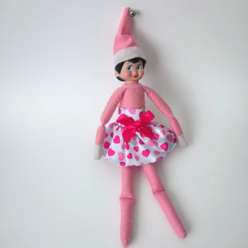 Tiskanje Srce Lok Krilo Za Dekleta Elf Lutka Božič Igrače Oprema Santa Couture Oblačila(Ne Lutka)