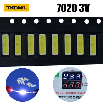 TKDMR 100/50PCS SMD LED 7020 3v 0,5 W 240mA Cool White 40LM za LG TV Ozadja LEHWS7OP16KZ PPYR71U23GZ000400 0