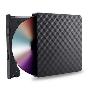 USB 3.0 Zunanji DVD-Jev Pisatelj Snemalnik CD/DVD-ROM Predvajalnik PC Optični Pogon, Zunanji Pogon DVD Optični Pogon